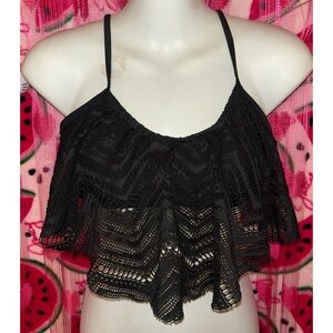 🖤 OP Ruffled Bikini Top
